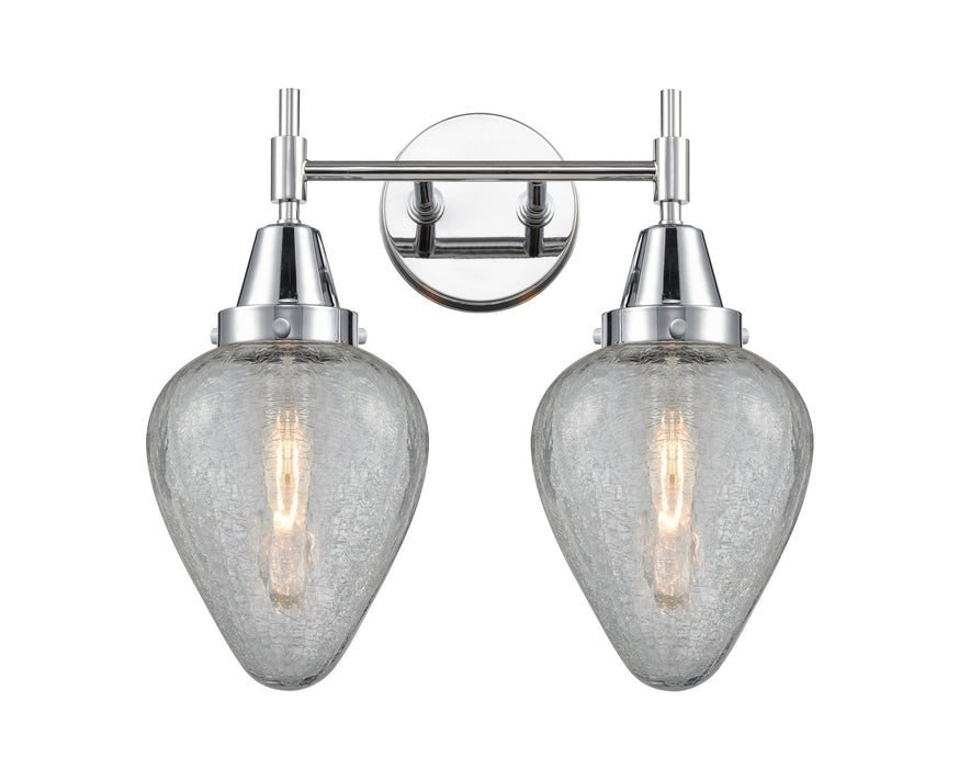 Innovations 447-2W-PC-G165 Two Light Bath Vanity, Polished Chrome