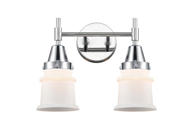 Innovations 447-2W-PC-G181S Two Light Bath Vanity, Polished Chrome