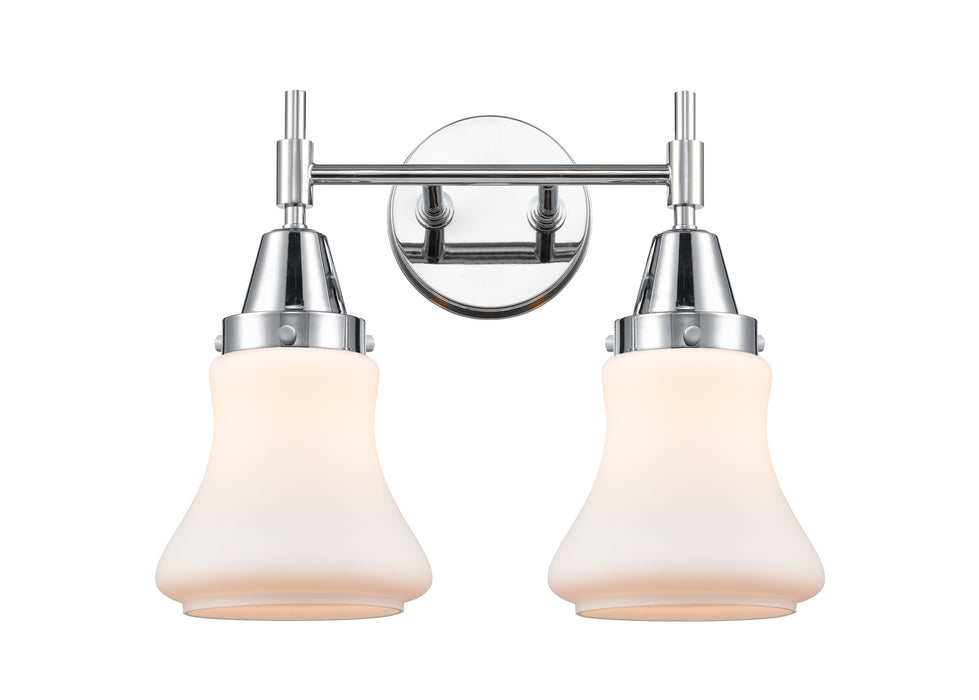 Innovations 447-2W-PC-G191 Two Light Bath Vanity, Polished Chrome