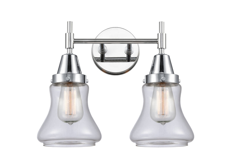 Innovations 447-2W-PC-G192 Two Light Bath Vanity, Polished Chrome