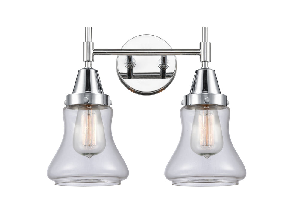 Innovations 447-2W-PC-G192 Two Light Bath Vanity, Polished Chrome