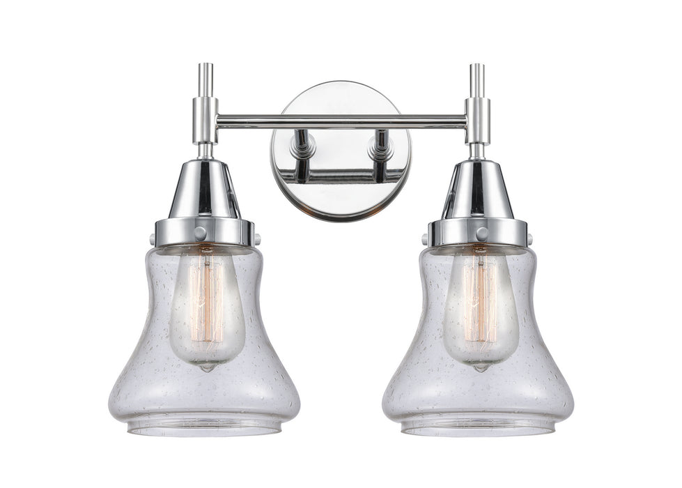 Innovations 447-2W-PC-G194 Two Light Bath Vanity, Polished Chrome