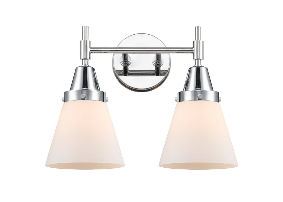 Innovations 447-2W-PC-G61 Two Light Bath Vanity, Polished Chrome