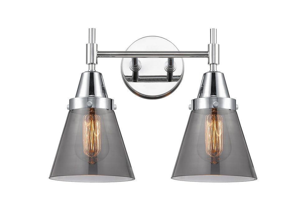 Innovations 447-2W-PC-G63 Two Light Bath Vanity, Polished Chrome