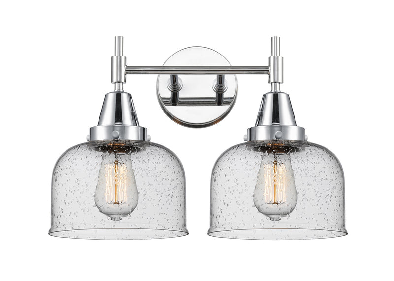 Innovations 447-2W-PC-G74 Two Light Bath Vanity, Polished Chrome