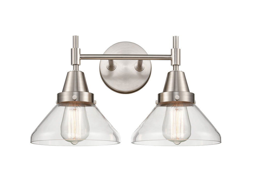 Innovations 447-2W-SN-CL-LED LED Bath Vanity, Satin Nickel