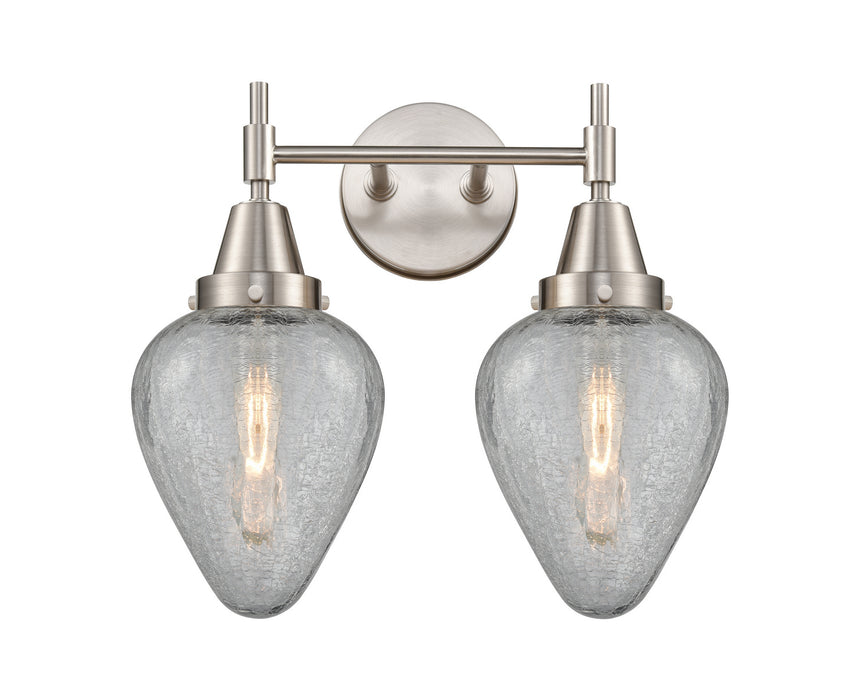 Innovations 447-2W-SN-G165-LED LED Bath Vanity, Satin Nickel