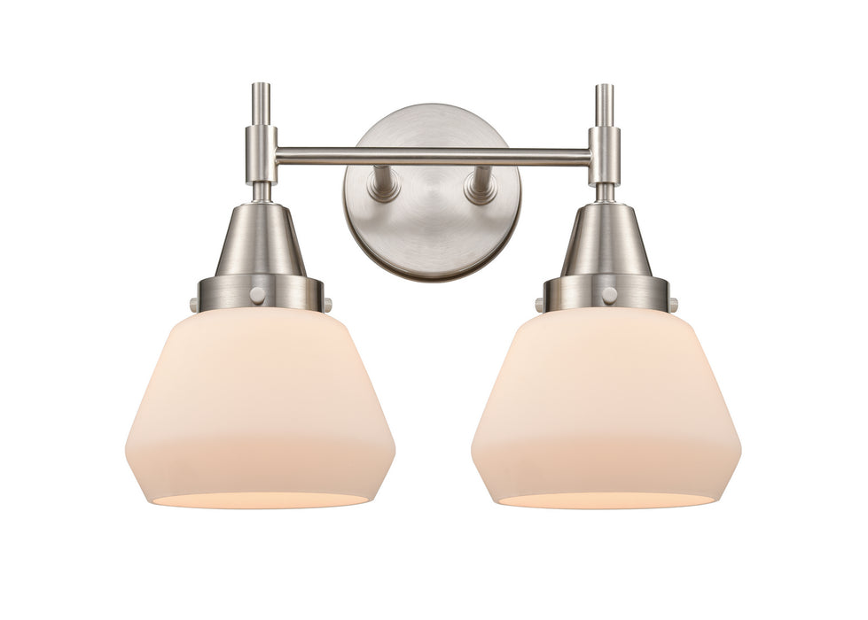 Innovations 447-2W-SN-G171 Two Light Bath Vanity, Satin Nickel