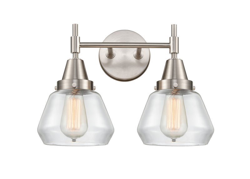 Innovations 447-2W-SN-G172 Two Light Bath Vanity, Satin Nickel