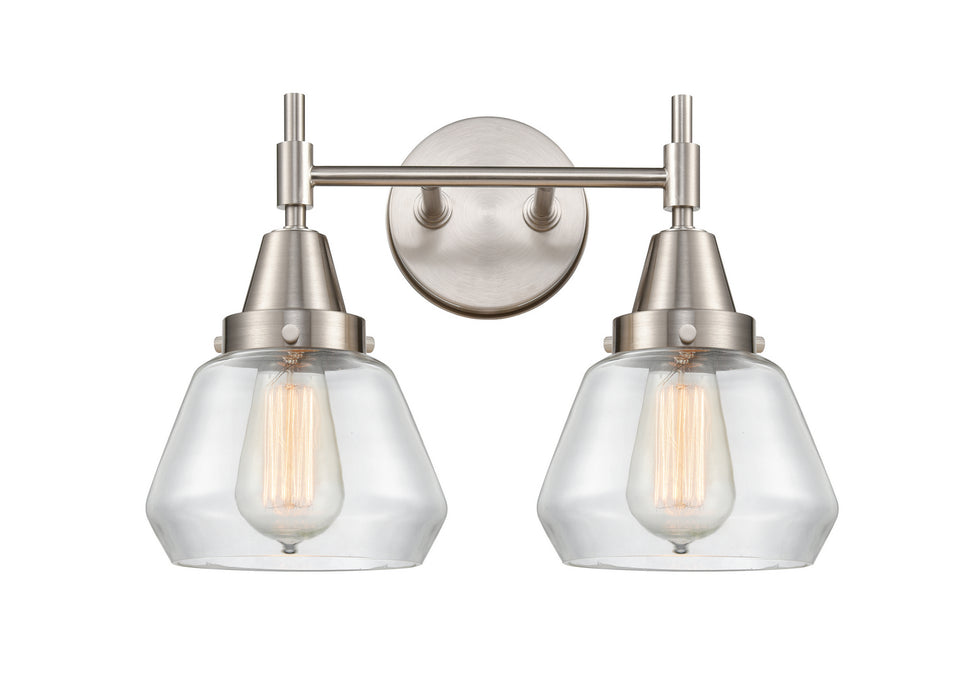 Innovations 447-2W-SN-G172 Two Light Bath Vanity, Satin Nickel