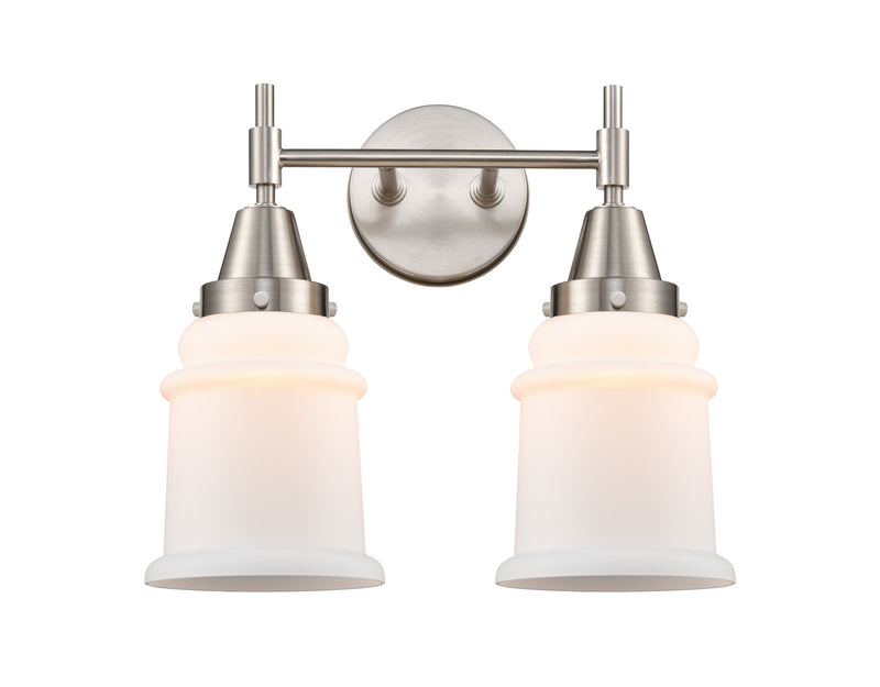 Innovations 447-2W-SN-G181 Two Light Bath Vanity, Satin Nickel