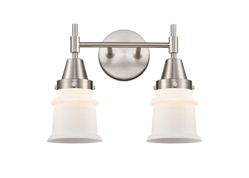 Innovations 447-2W-SN-G181S Two Light Bath Vanity, Satin Nickel