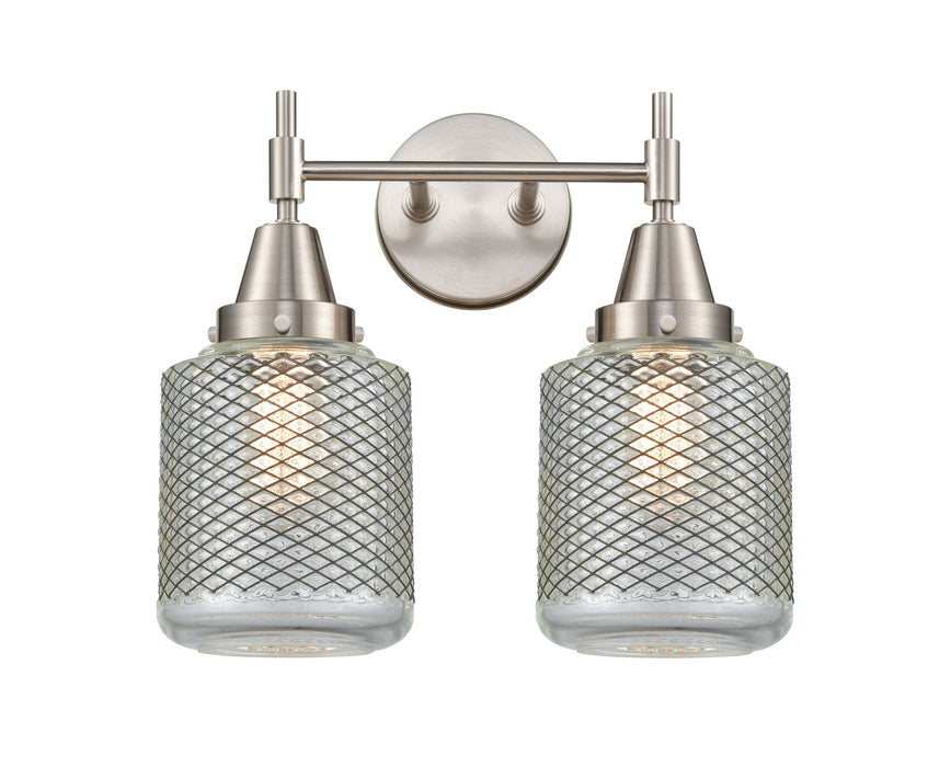 Innovations 447-2W-SN-G262-LED LED Bath Vanity, Satin Nickel