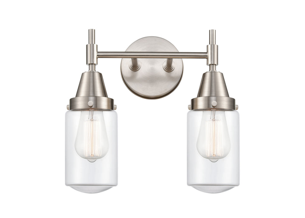 Innovations 447-2W-SN-G312-LED LED Bath Vanity, Satin Nickel