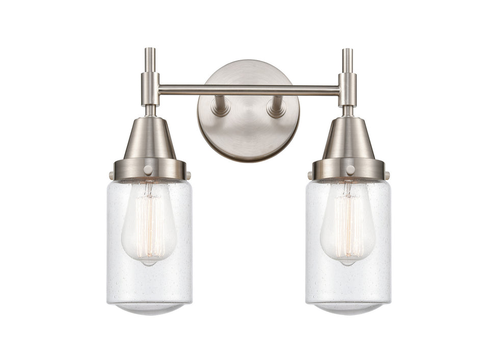 Innovations 447-2W-SN-G314-LED LED Bath Vanity, Satin Nickel