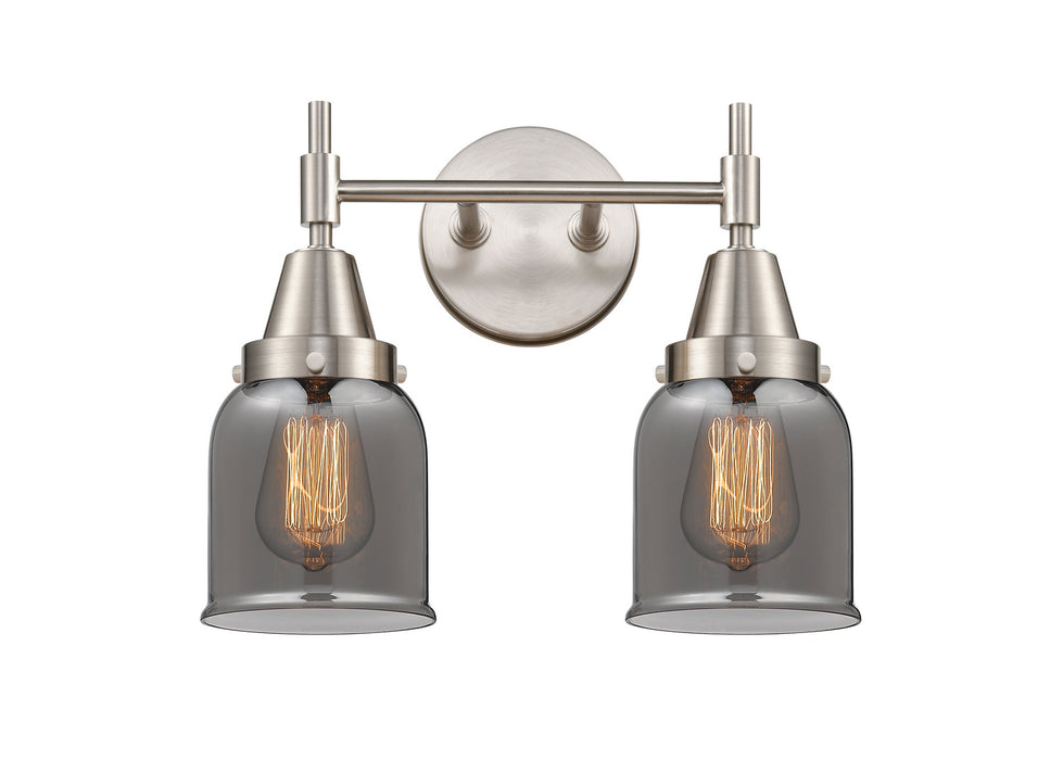 Innovations 447-2W-SN-G53 Two Light Bath Vanity, Satin Nickel