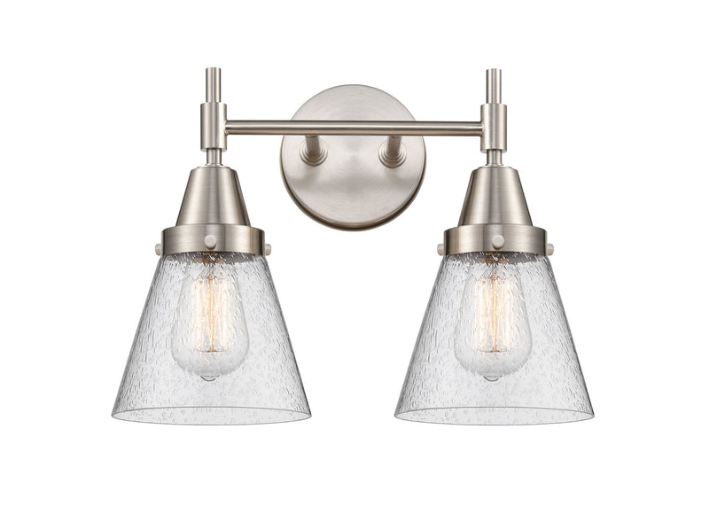 Innovations 447-2W-SN-G64-LED LED Bath Vanity, Satin Nickel