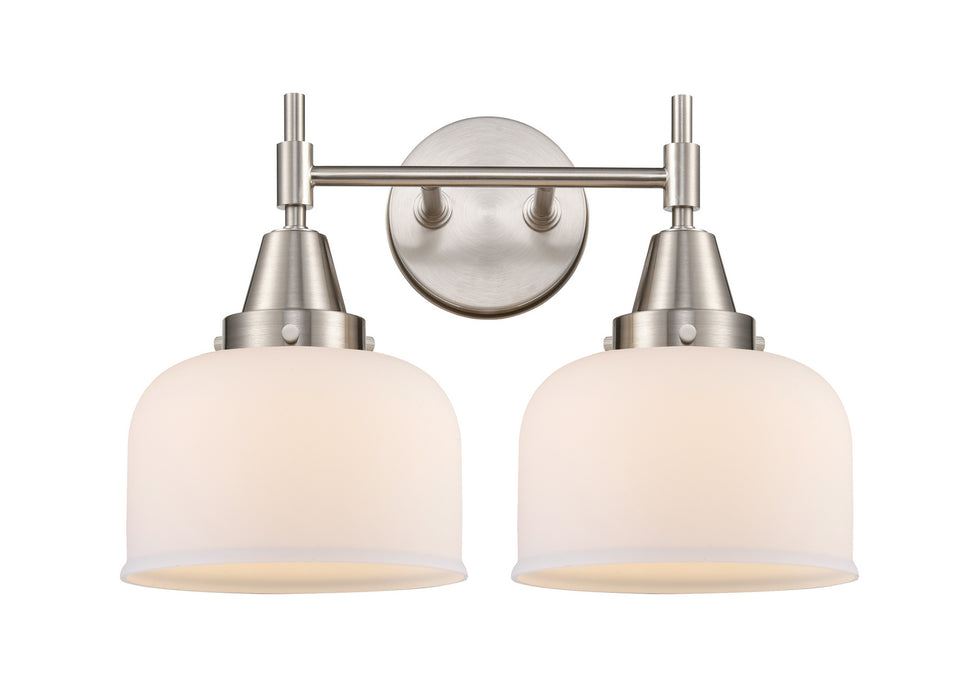 Innovations 447-2W-SN-G71 Two Light Bath Vanity, Satin Nickel