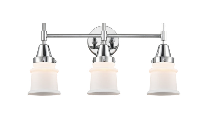 Innovations 447-3W-PC-G181S Three Light Bath Vanity, Polished Chrome