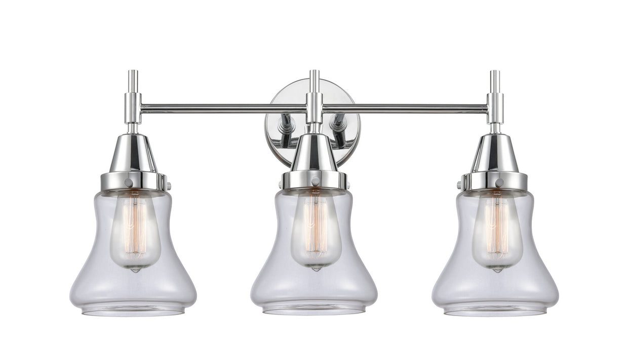 Innovations 447-3W-PC-G192 Three Light Bath Vanity, Polished Chrome
