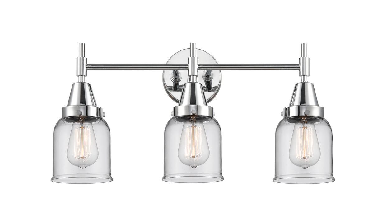 Innovations 447-3W-PC-G52 Three Light Bath Vanity, Polished Chrome