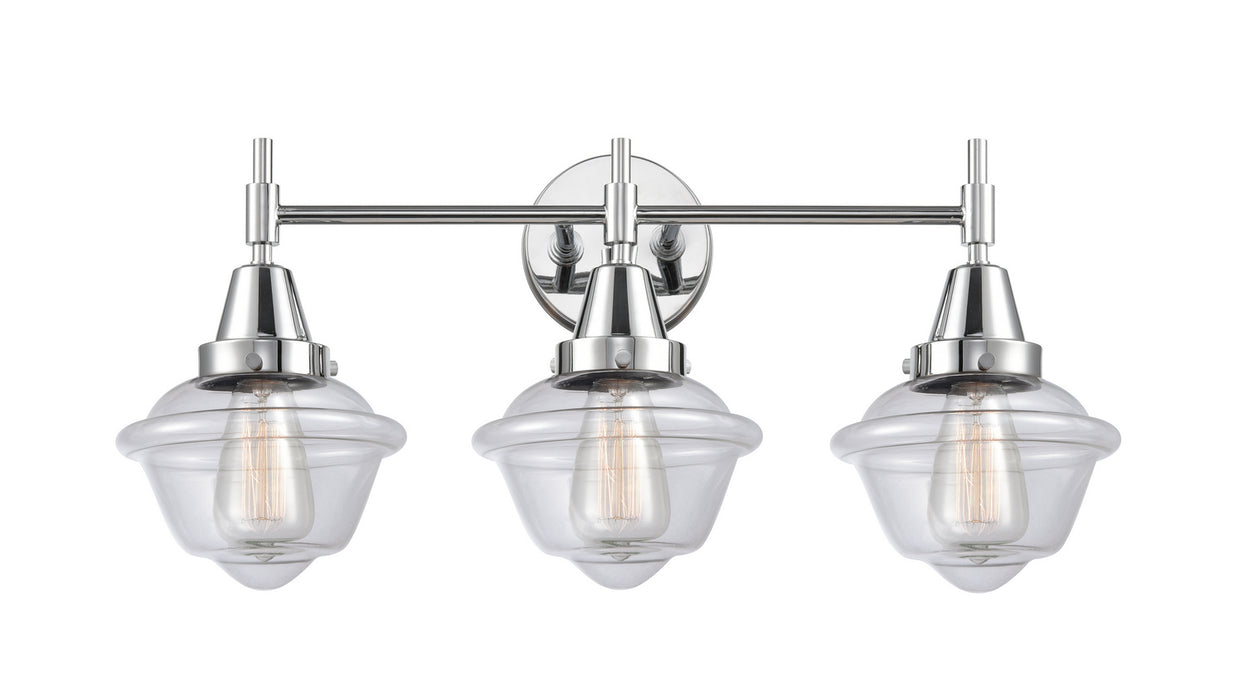 Innovations 447-3W-PC-G532 Three Light Bath Vanity, Polished Chrome