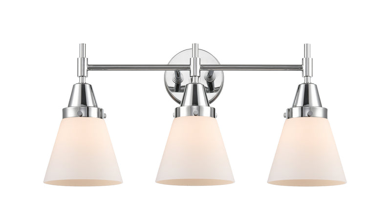 Innovations 447-3W-PC-G61 Three Light Bath Vanity, Polished Chrome