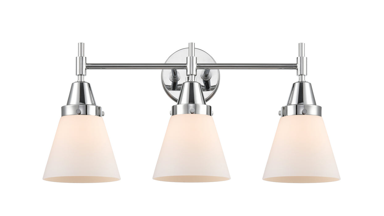 Innovations 447-3W-PC-G61 Three Light Bath Vanity, Polished Chrome