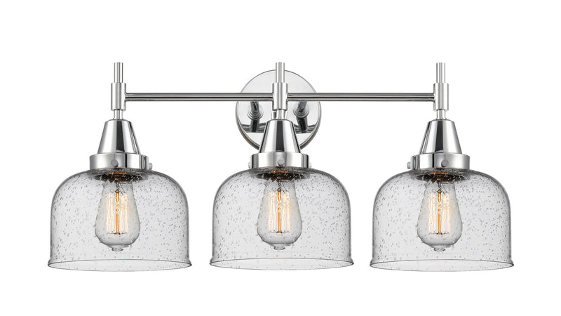 Innovations 447-3W-PC-G74 Three Light Bath Vanity, Polished Chrome