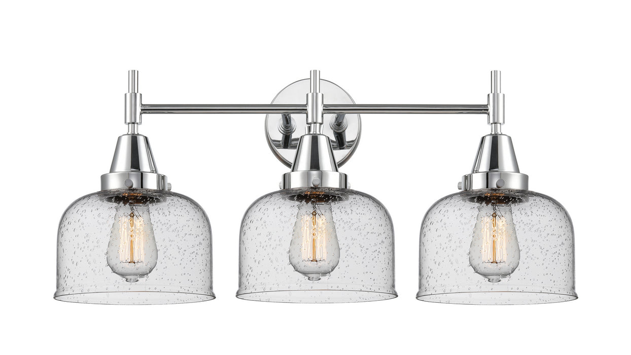 Innovations 447-3W-PC-G74 Three Light Bath Vanity, Polished Chrome
