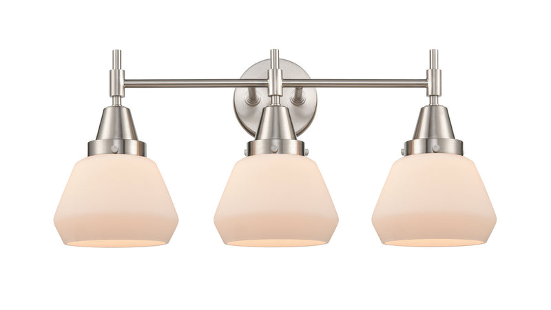 Innovations 447-3W-SN-G171 Three Light Bath Vanity, Satin Nickel