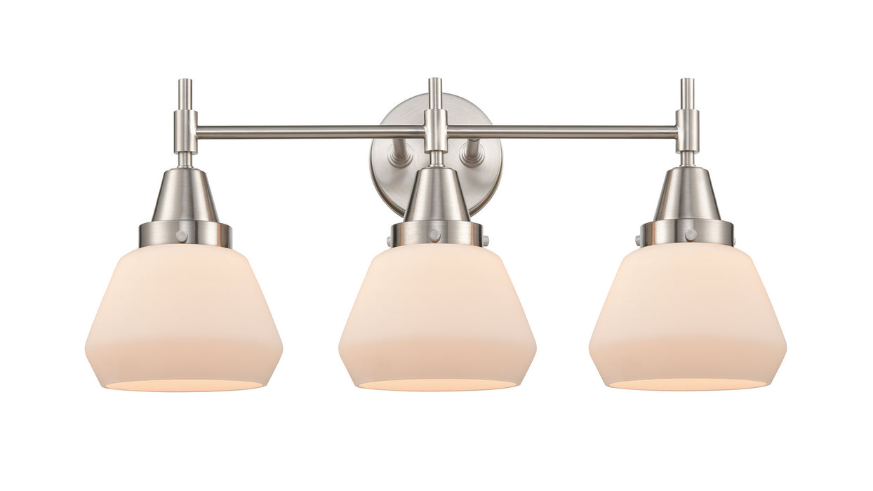 Innovations 447-3W-SN-G171 Three Light Bath Vanity, Satin Nickel
