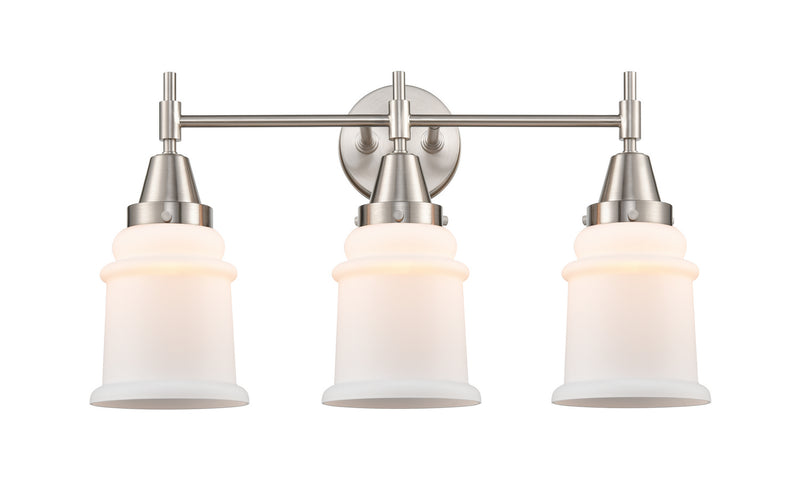 Innovations 447-3W-SN-G181 Three Light Bath Vanity, Satin Nickel
