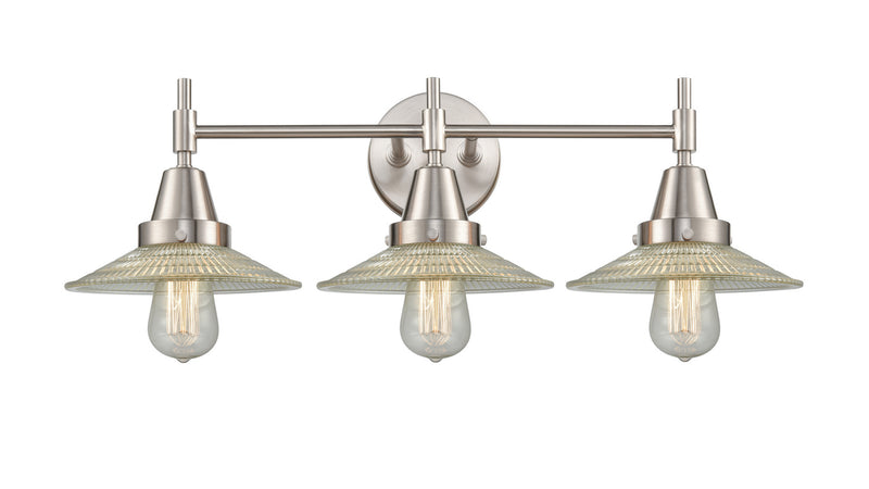 Innovations 447-3W-SN-G2 Three Light Bath Vanity, Satin Nickel