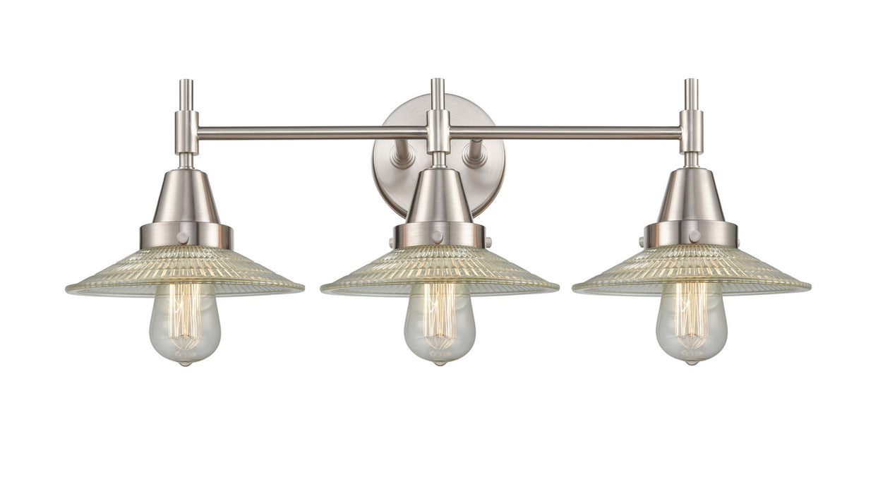 Innovations 447-3W-SN-G2 Three Light Bath Vanity, Satin Nickel