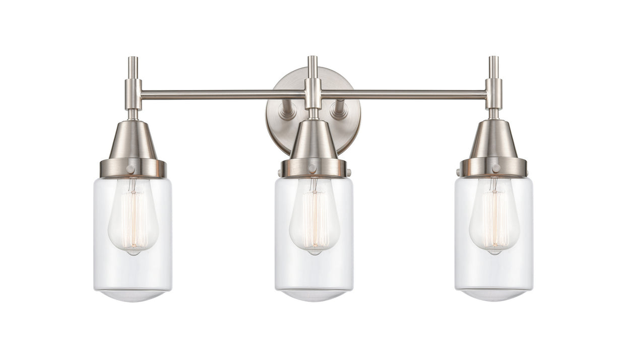 Innovations 447-3W-SN-G312-LED LED Bath Vanity, Satin Nickel
