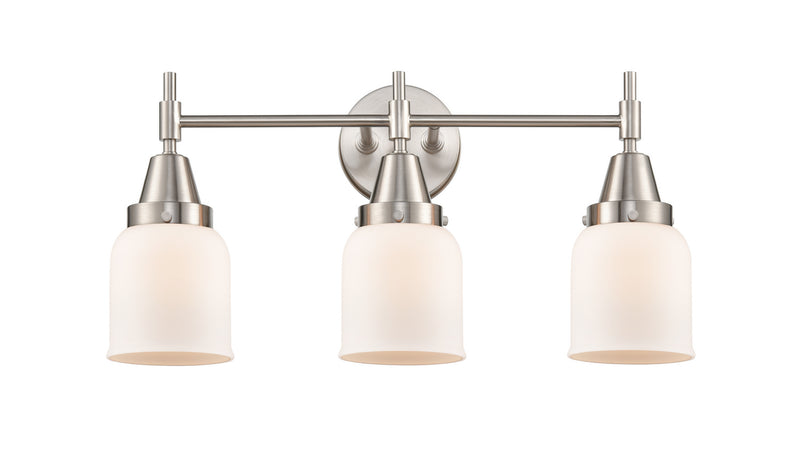 Innovations 447-3W-SN-G51 Three Light Bath Vanity, Satin Nickel