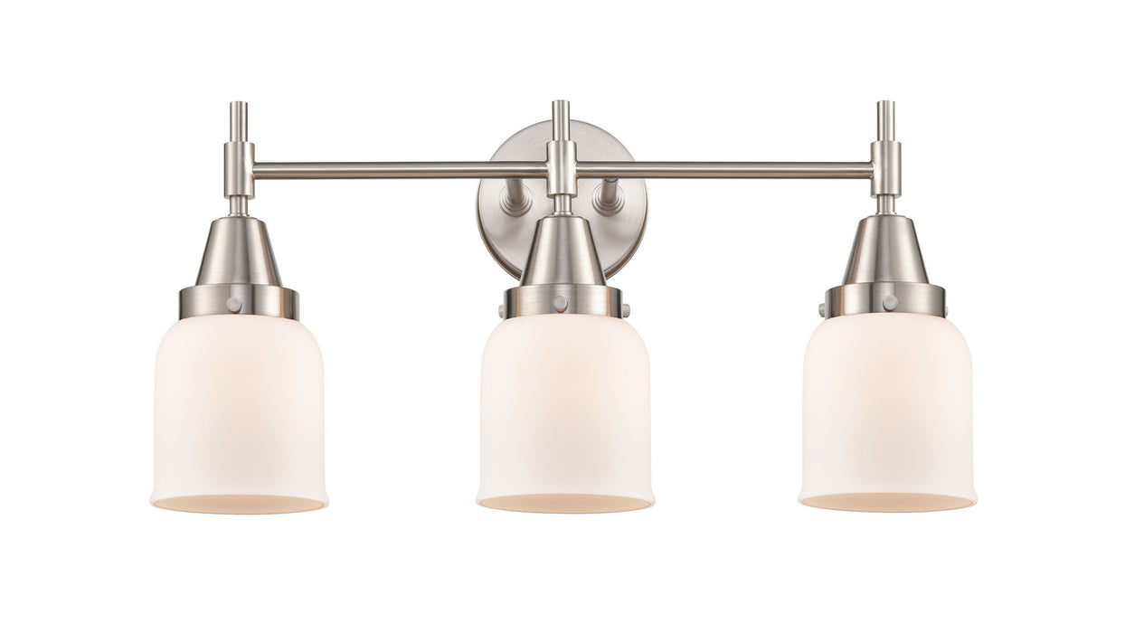 Innovations 447-3W-SN-G51 Three Light Bath Vanity, Satin Nickel