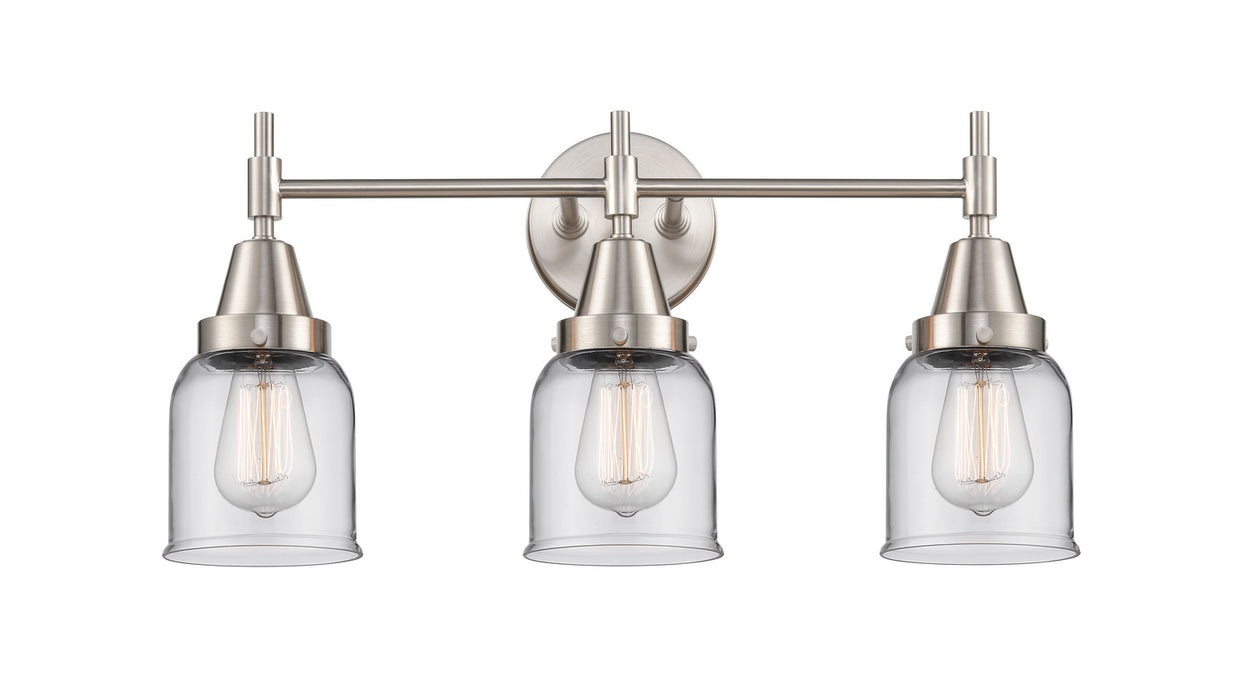 Innovations 447-3W-SN-G52 Three Light Bath Vanity, Satin Nickel