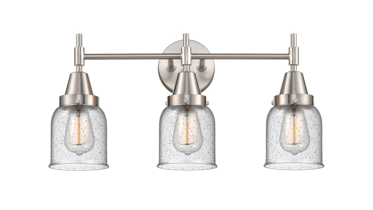 Innovations 447-3W-SN-G54 Three Light Bath Vanity, Satin Nickel