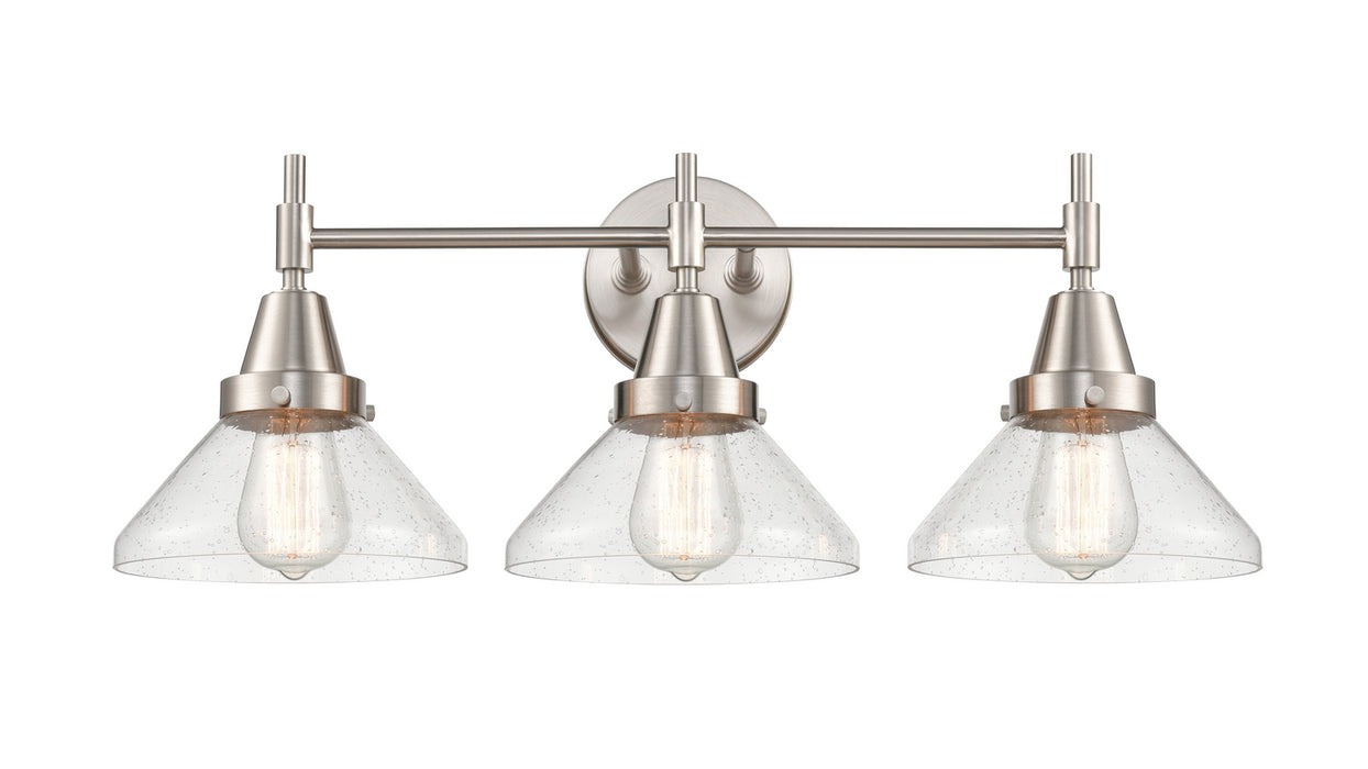 Innovations 447-3W-SN-SDY-LED LED Bath Vanity, Satin Nickel