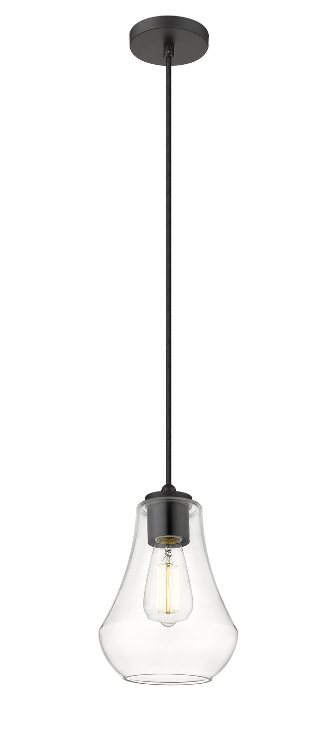 Innovations 490-1P-BK-G572-7 One Light Mini Pendant, Matte Black