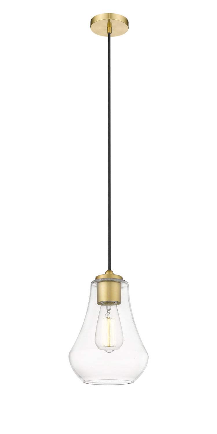 Innovations 490-1P-SG-G572-7 One Light Mini Pendant, Satin Gold