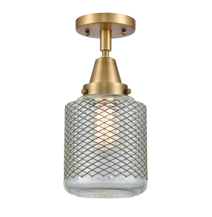 Innovations 447-1C-BB-G262-LED LED Flush Mount, Brushed Brass