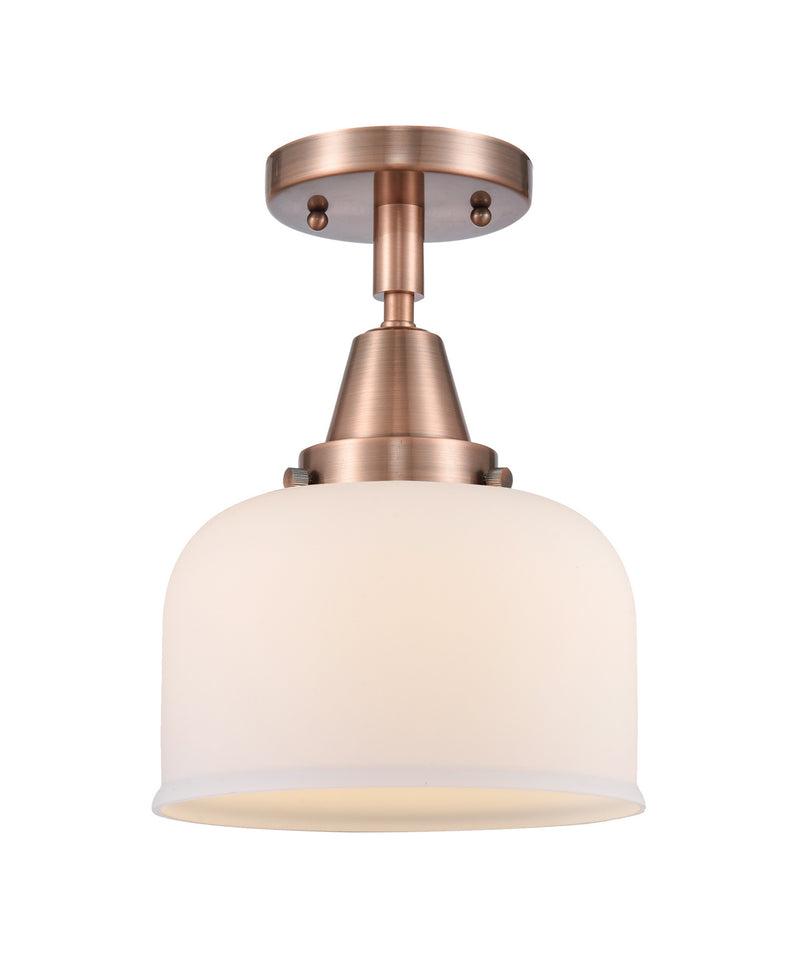 Innovations 447-1C-AC-G71-LED LED Flush Mount, Antique Copper