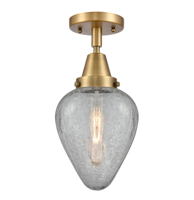 Innovations 447-1C-BB-G165-LED LED Flush Mount, Brushed Brass