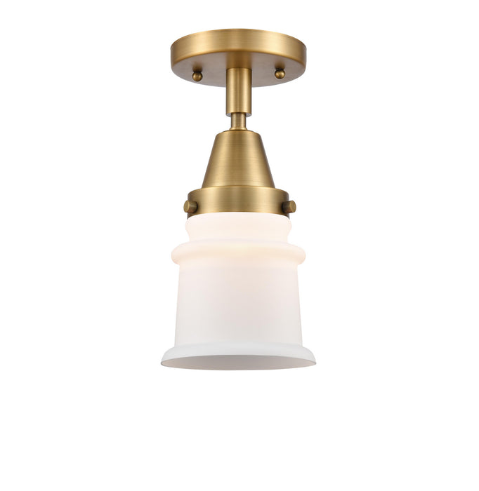 Innovations 447-1C-BB-G181S-LED LED Flush Mount, Brushed Brass