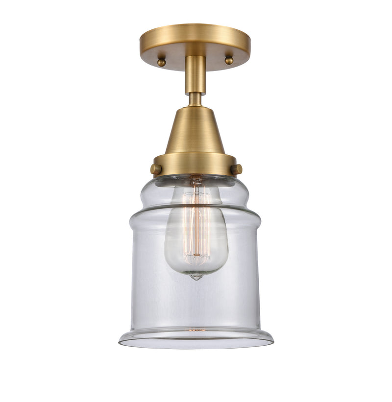 Innovations 447-1C-BB-G182-LED LED Flush Mount, Brushed Brass