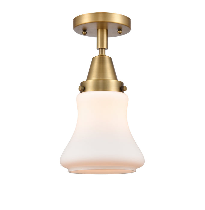 Innovations 447-1C-BB-G191-LED LED Flush Mount, Brushed Brass