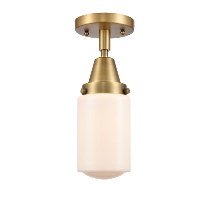 Innovations 447-1C-BB-G311-LED LED Flush Mount, Brushed Brass